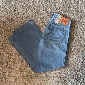 Levi's Blue Straight Leg Jeans Classic Denim